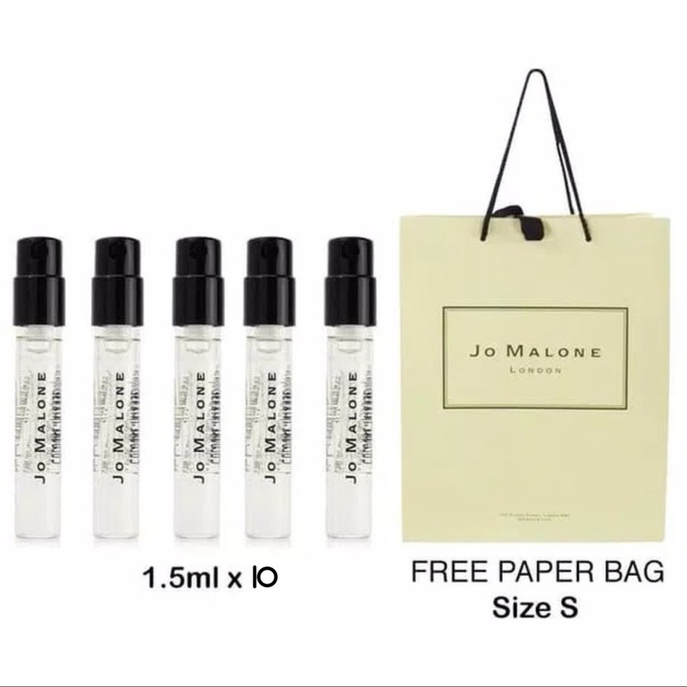 Jo malone PEONY & BLUSH SUEDE unisex BUNDLE of 10x travel size + bag BRAND NEW